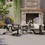 Outdoor Chair with Side Table 3-Piece Set