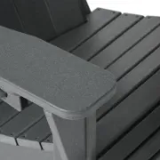 Outdoor Chair with Side Table 3-Piece Set