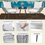 3 Piece Seating Group with Cushions