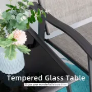 3 Piece Outdoor Furniture Rocking Patio Set