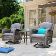 3 Piece Rattan Seating