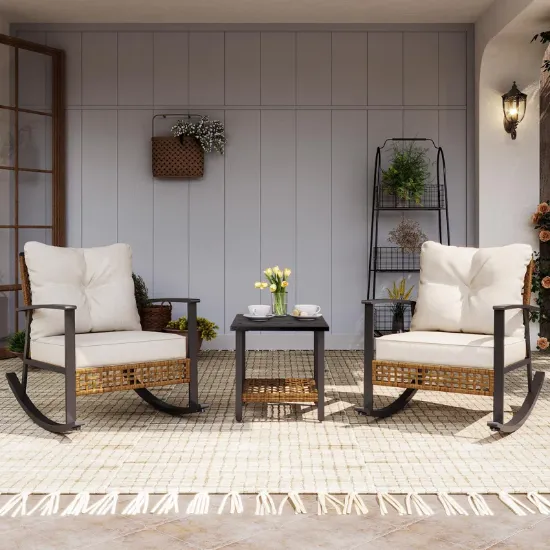 2 - Person Metal Patio Bistro Set