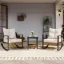2 - Person Metal Patio Bistro Set