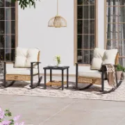 2 - Person Metal Patio Bistro Set