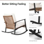 2 - Person Metal Patio Bistro Set