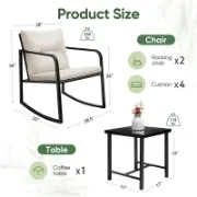 2 - Person Rocking Seating Group with Cushions