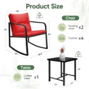 2 - Person Rocking Seating Group with Cushions