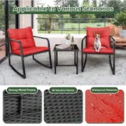 2 - Person Rocking Seating Group with Cushions