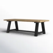 Rectangular outside Dining Table