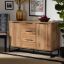 Contemporary 3-Drawer Buffet Cabinet with Shelves