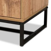 Contemporary 3-Drawer Buffet Cabinet with Shelves