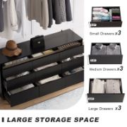 9-Drawer Buffet and Storage Cabinet