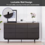 9-Drawer Buffet and Storage Cabinet
