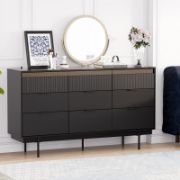 9-Drawer Buffet and Storage Cabinet