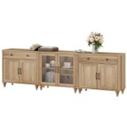 Versatile buffet and display cabinet