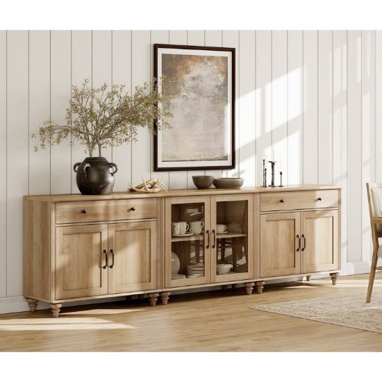 Versatile buffet and display cabinet