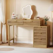 Vanity Desk with Drawers