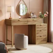 Vanity Desk with Drawers