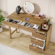 Vanity Desk with Drawers
