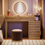 Vanity Desk with Drawers