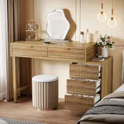 Vanity Desk with Drawers