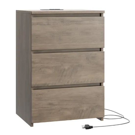 3-Drawer Nightstand