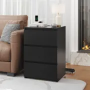 3-Drawer Nightstand