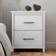 two-drawer nightstand