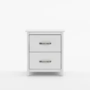 two-drawer nightstand