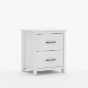 two-drawer nightstand