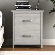 two-drawer nightstand