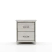 two-drawer nightstand