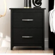 two-drawer nightstand