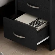 two-drawer nightstand