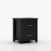 two-drawer nightstand