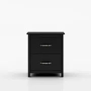 two-drawer nightstand