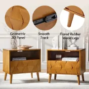 Hexora Nightstand Set furniture liqana