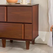 2-Drawer Solid Wood Nightstand