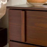 2-Drawer Solid Wood Nightstand