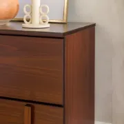 2-Drawer Solid Wood Nightstand