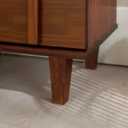 2-Drawer Solid Wood Nightstand