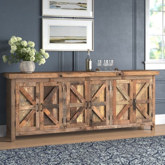 Solid Wood Sideboard