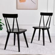 Wooden Dining Chair – Black