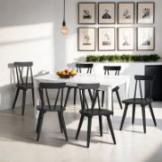 Wooden Dining Chair – Black