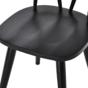Wooden Dining Chair – Black