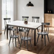 Wooden Dining Chair – Black