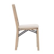 Folding Wooden Dining Chairs - Set of 2