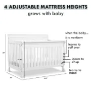 4 -in-1 Convertible Crib