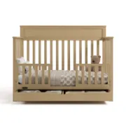 5-In-1 Convertible Crib With Drawer