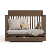 5-In-1 Convertible Crib With Drawer
